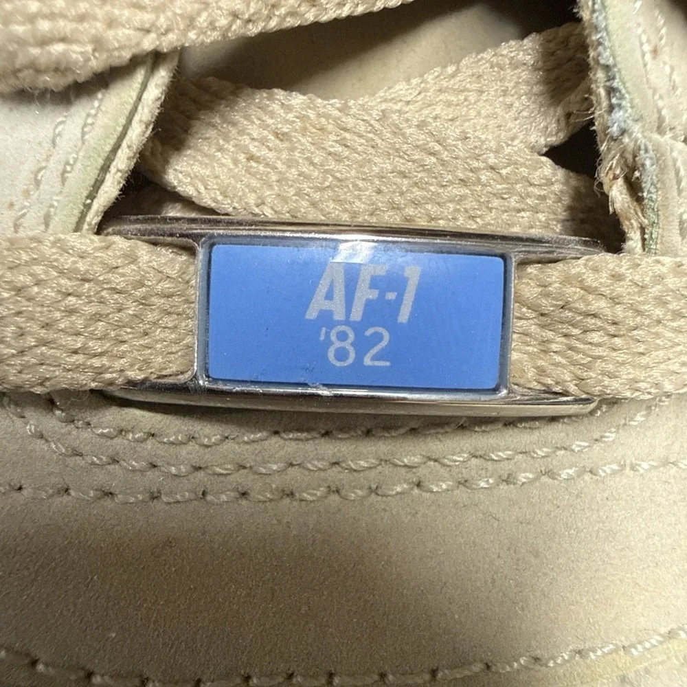 Nike Air Force 1 Low '07 AF1 Linen University Blue Men 12 2006 Shoes 315122-241